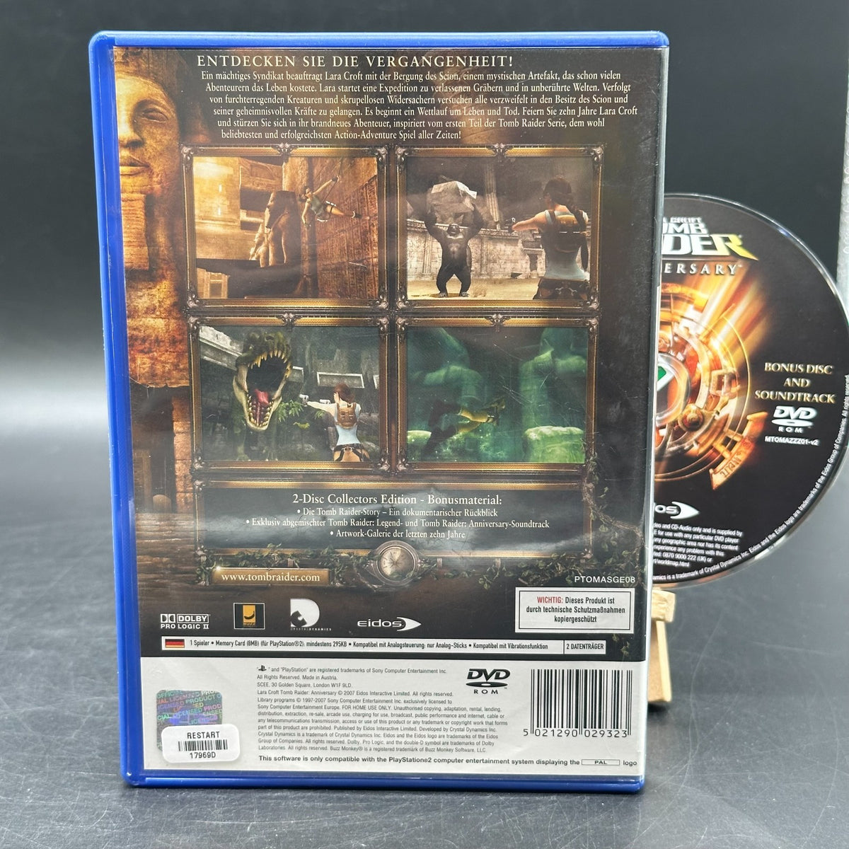 Tomb Raider Anniversary Collectors Ed. (Playstation 2, PS2) - CD aufpoliert ✅