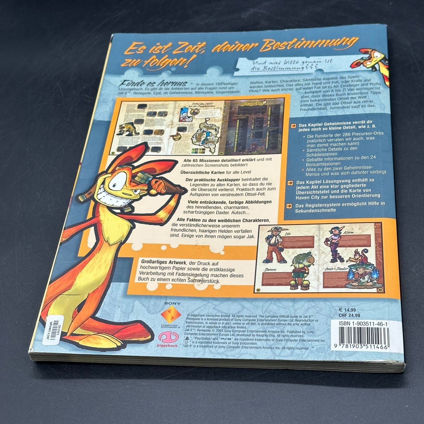 Jak II Renegade Lösungsbuch