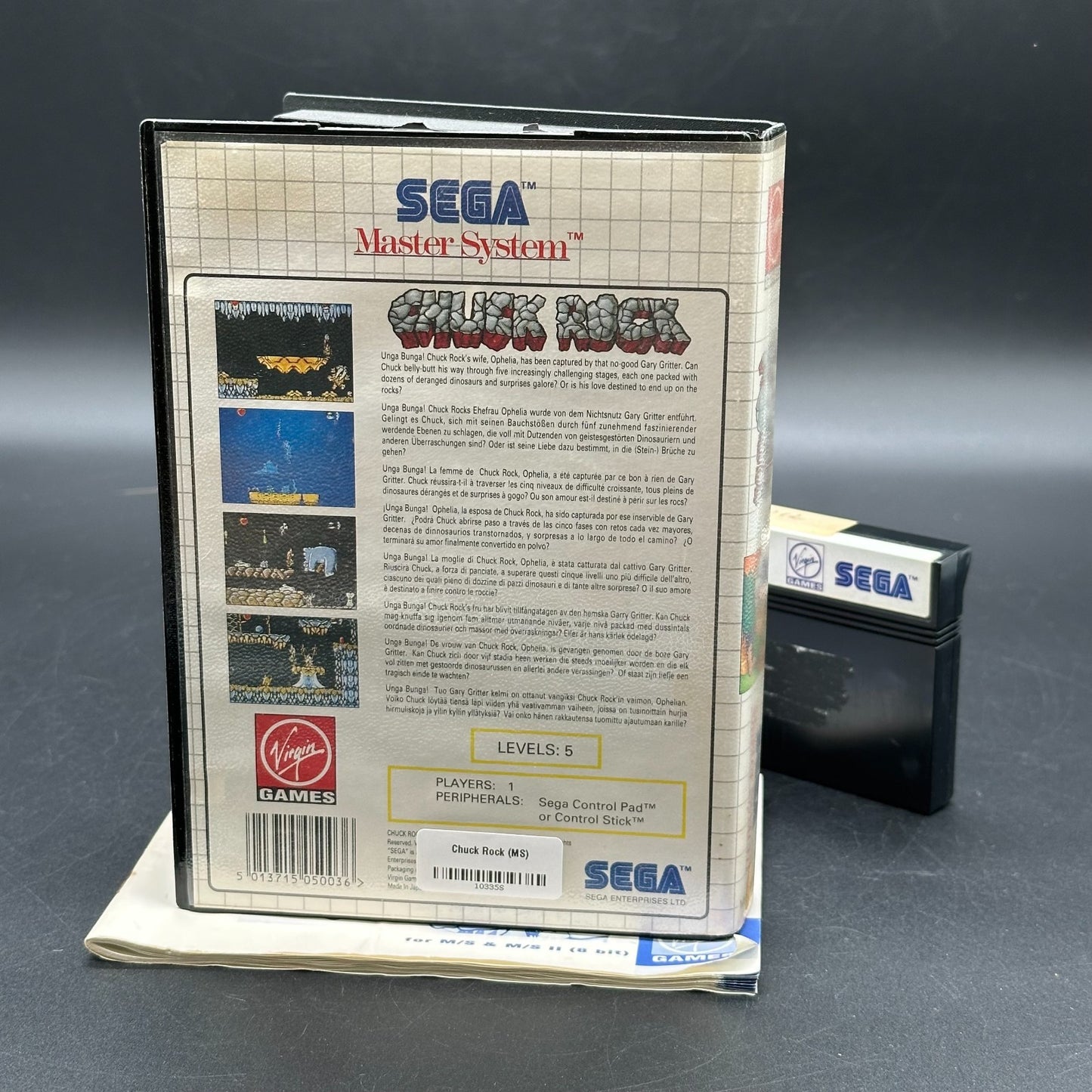 Chuck Rock - Sega Master System