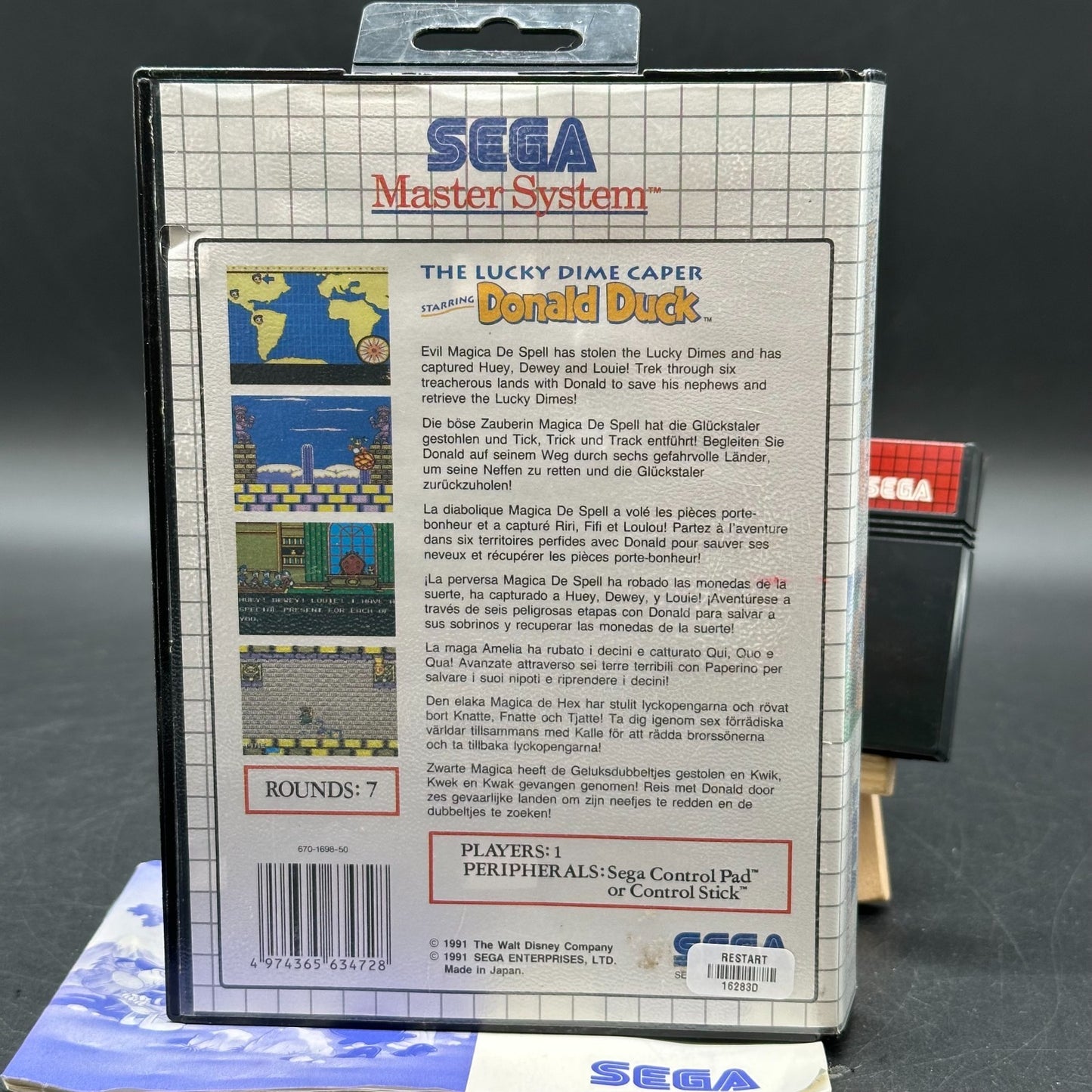 The Lucky Dime Caper Starring Donald Duck (Sega Master System)