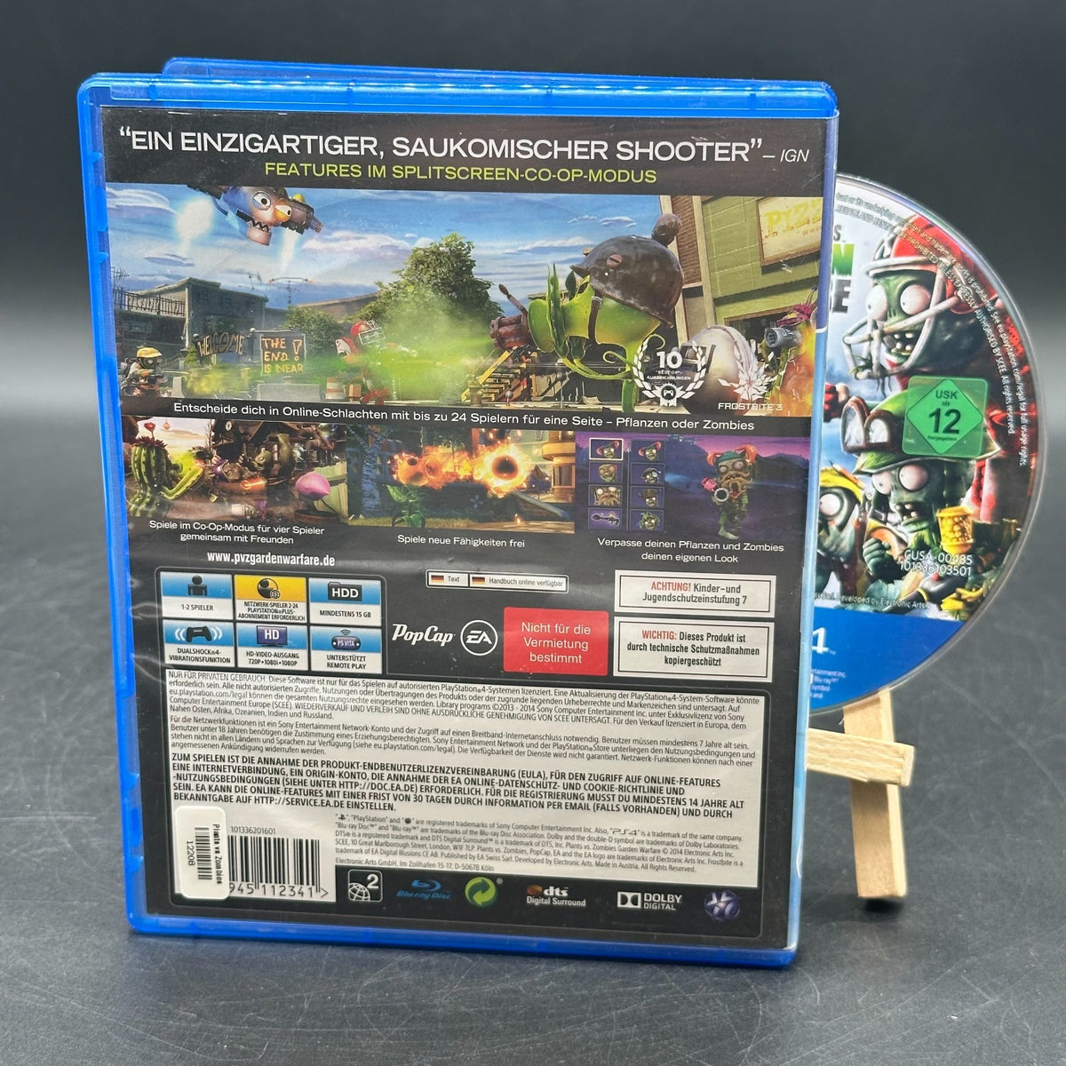 Plants vs. Zombies: Garden Warfare Sony PlayStation 4 PS4 PAL Spiel 2014 – Bild 2