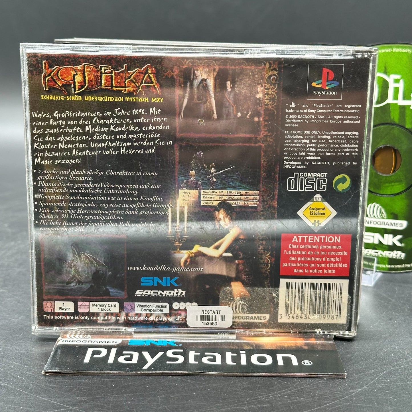 Kodelka - (PlayStation 1, PS1) - CDs aufpoliert ✅