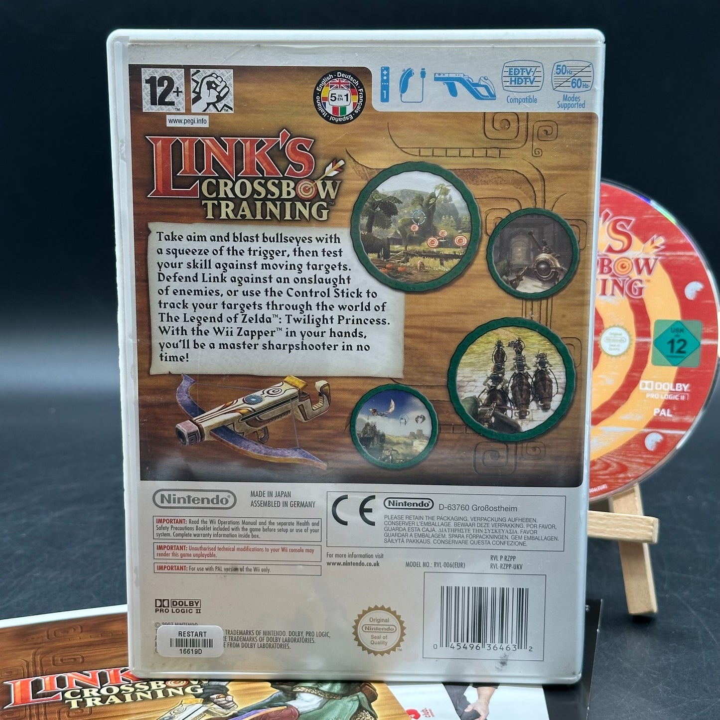 Link's Crossbow Training (Nintendo Wii) - CD aufpoliert ✅