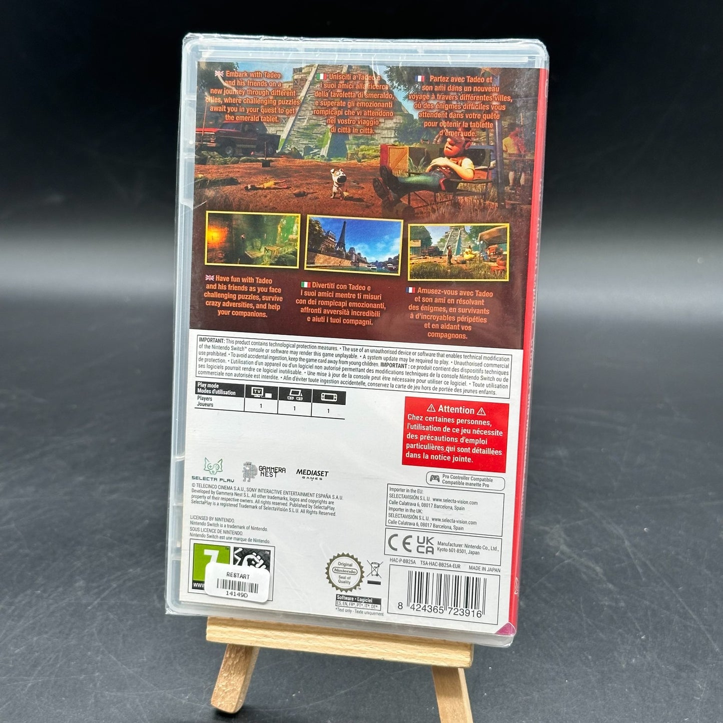 TAD THE LOST EXPLORER Craziest and Madness Edition (EU) New NINTENDO SWITCH Game