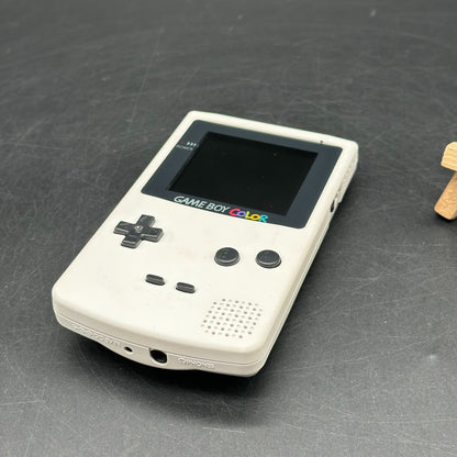 Nintendo Game Boy Color Konsole - IPS LCD Screen - Weiß