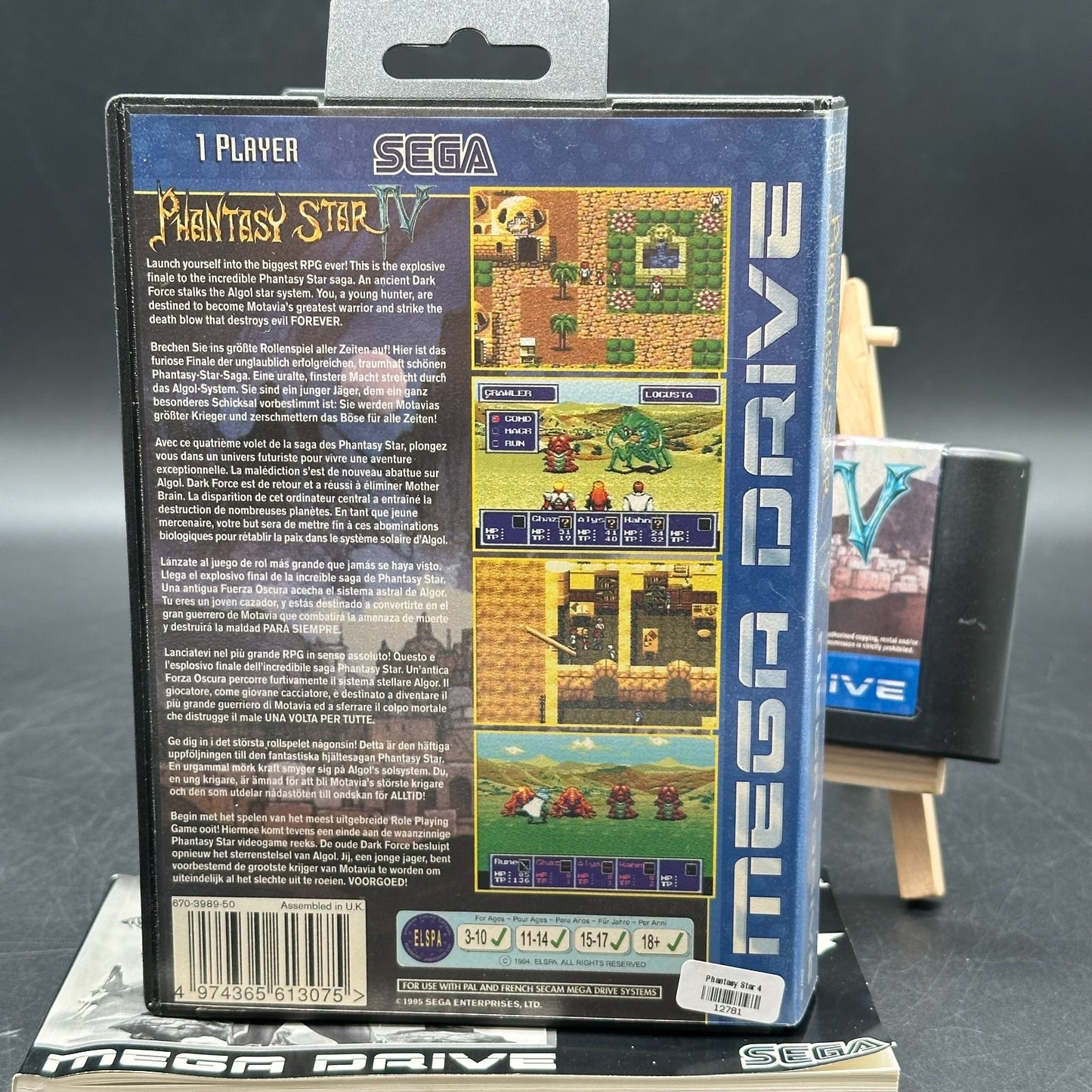 Fantasy Star IV SEGA Mega Drive im OVP mit Anleitung