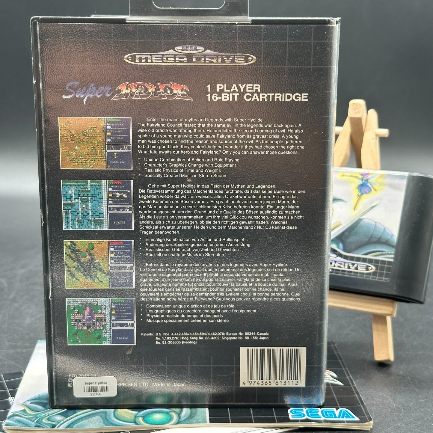 Sega Mega Drive Spiel - Super Hydlide OVP mit Anleitung PAL