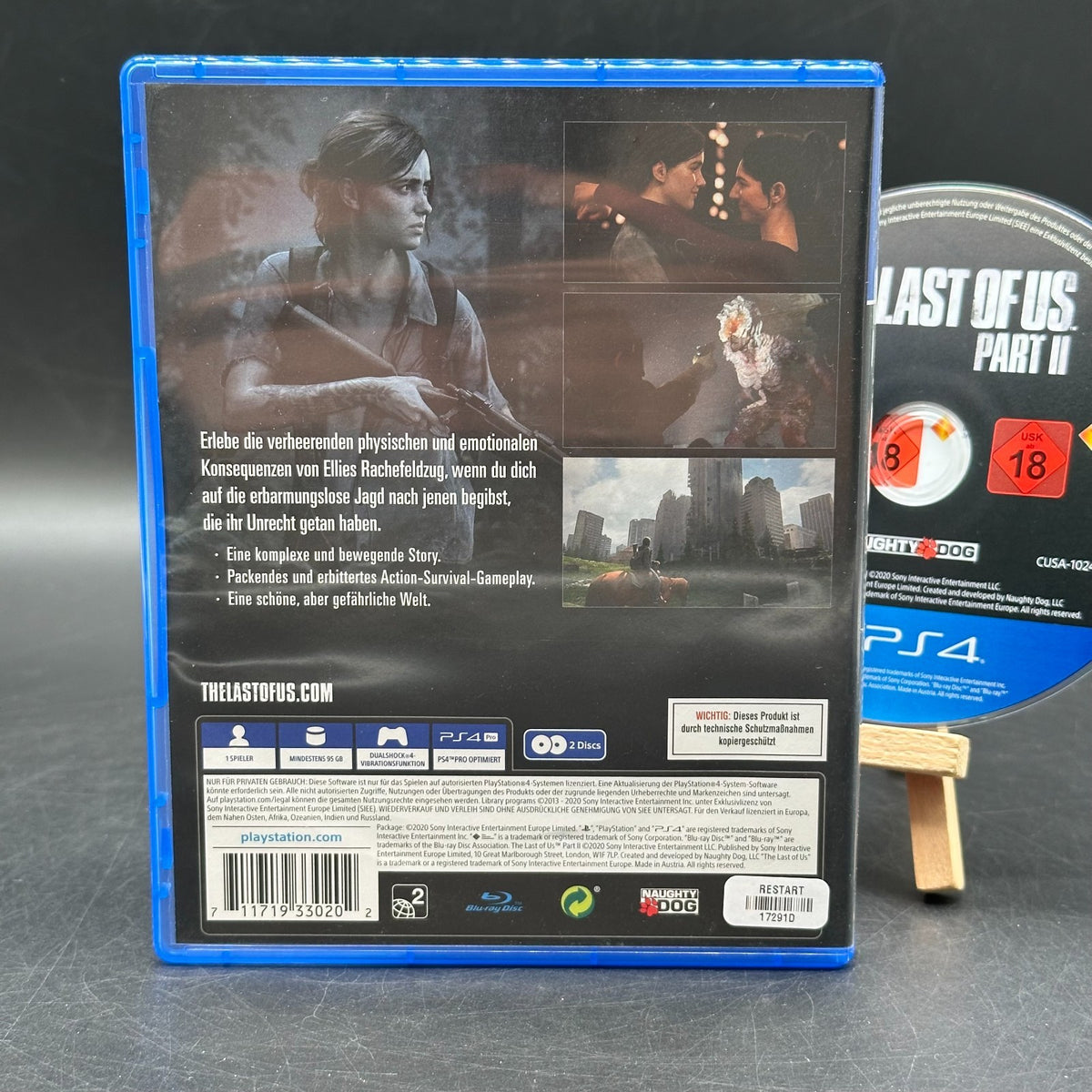 The Last of Us Part 2 II (PlayStation 4, PS4)