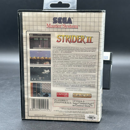 Strider II 2 (Sega Master System) ohne Anleitung