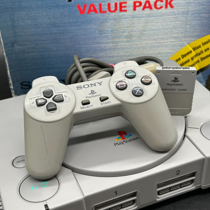 Sony Playstation 1 PS1 Value Pack - SCPH-5552 - in OVP