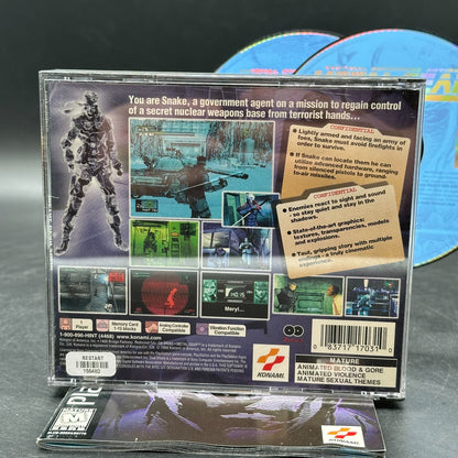 Metal Gear Solid - Tactical Espionage Action - PS1 Playstation 1 NTSC-US