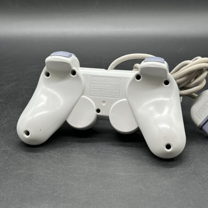 Original Sony PlayStation One / 1 Dualshock Controller Weiß PS1 (SCPH-110)