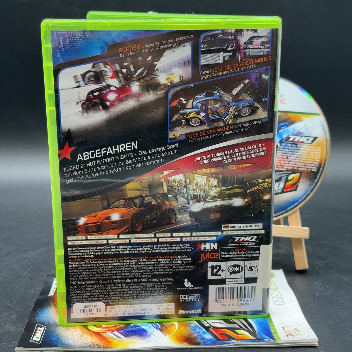Juiced 2: Hot Import Nights Microsoft Xbox 360 PAL Spiel OVP komplett 2007 – Bild 2