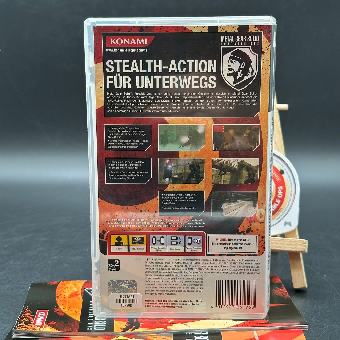 Metal Gear Solid Portable Ops (PlayStation Portable, PSP)