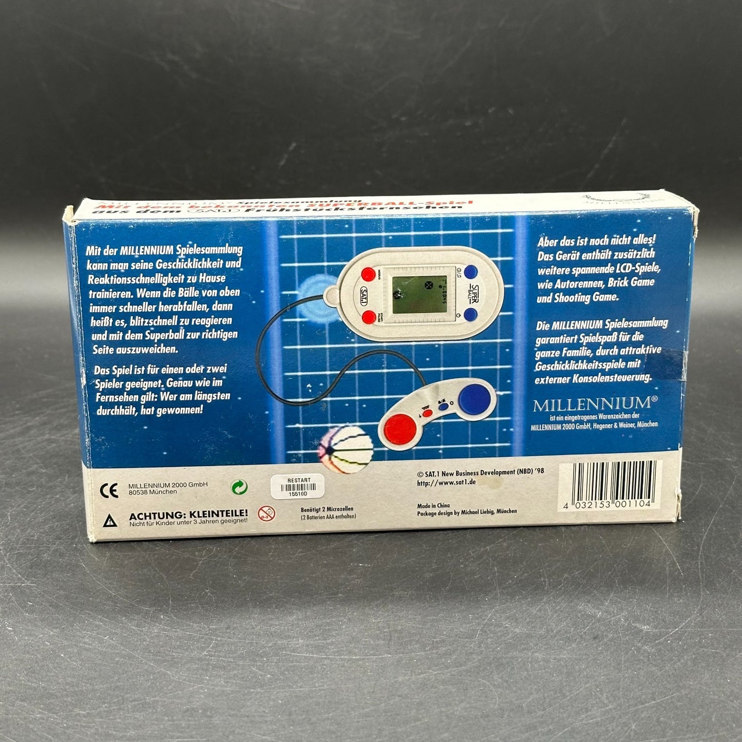 SAT.1 - Super Ball LCD Game von 1998 vintage