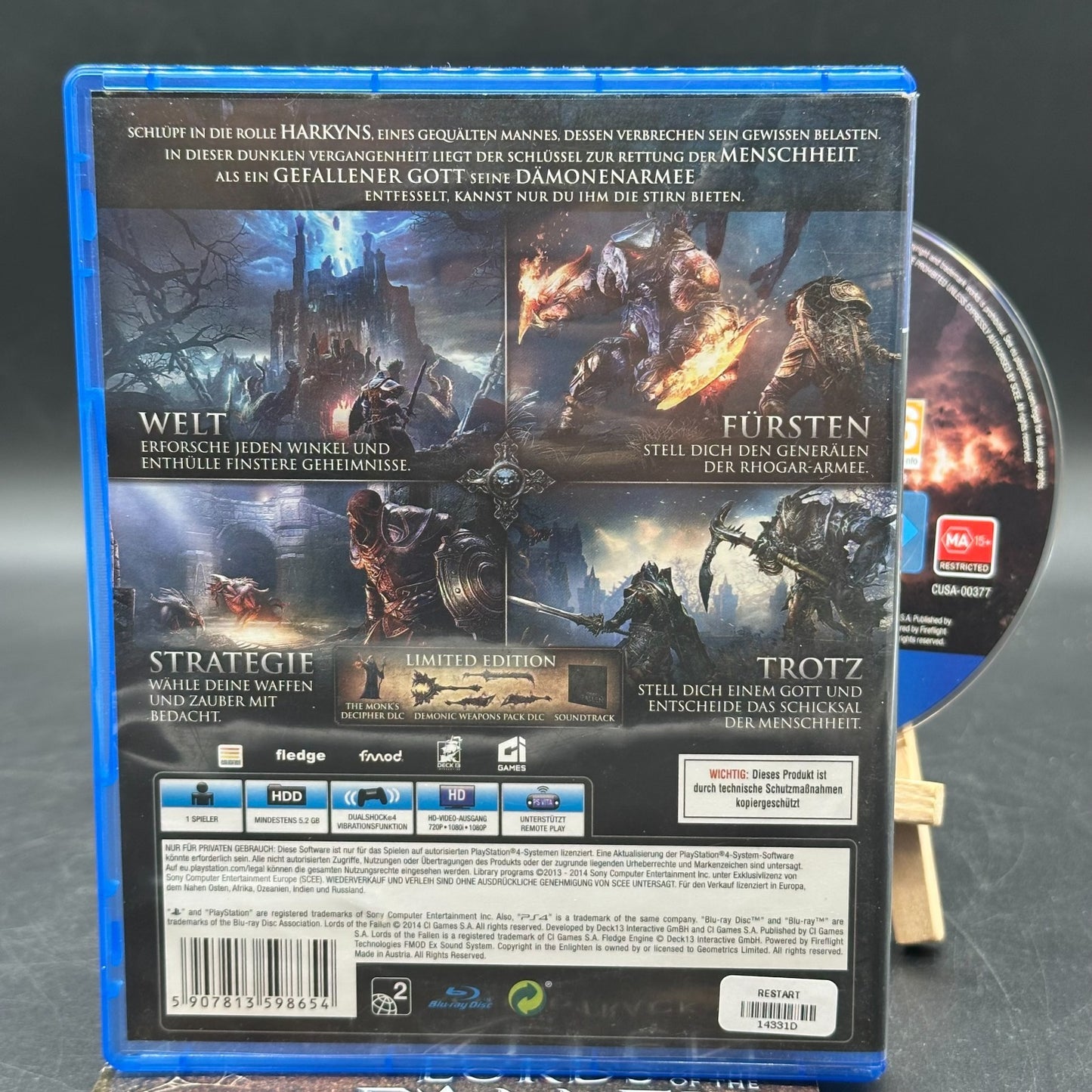 Lords of The Fallen - Limited Edition (Sony PlayStation 4) Inkl. Soundtrack