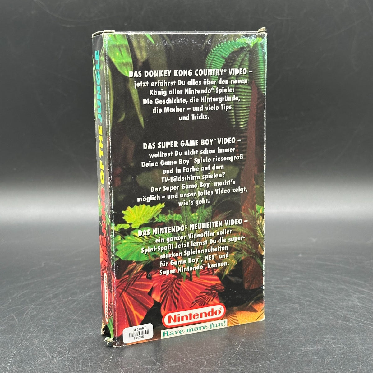 The King Of The Jungle (Donkey Kong Country) Nintendo VHS Video – Bild 2