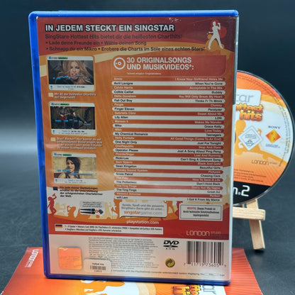 Sony PlayStation 2 PS2 Musik Spiel - Singstar Hottest Hits - mit Anleitung