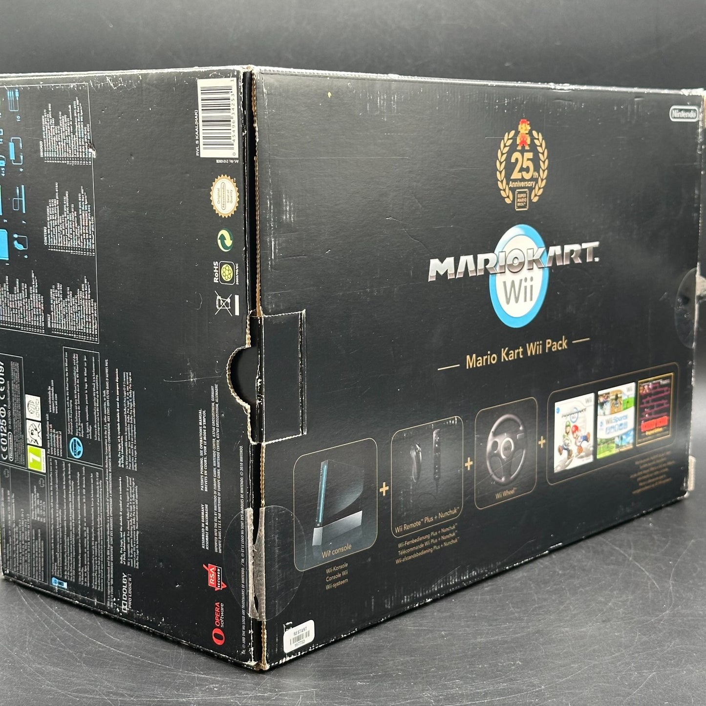 Nintendo Wii 25th Anniversary Donkey Kong Edition - MARIO KART Wii Pack