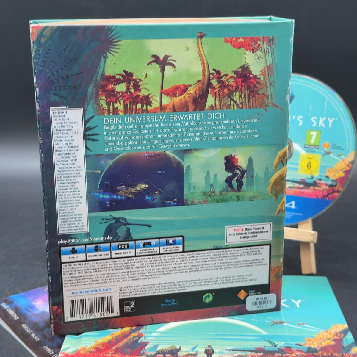 No Man's Sky Sony PlayStation 4 PS4 PAL Spiel OVP Limited Edition Steelbook 2016 – Bild 2