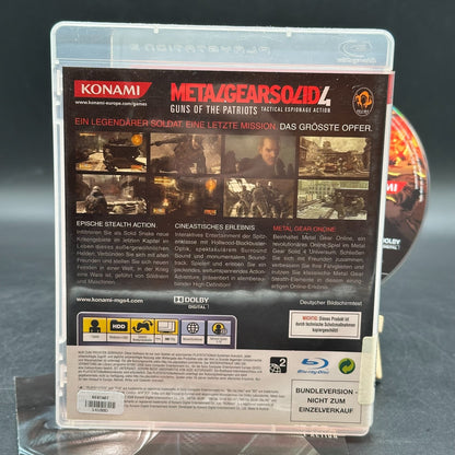 Metal Gear Solid 4 - Guns of The Patriots (Sony PlayStation 3)