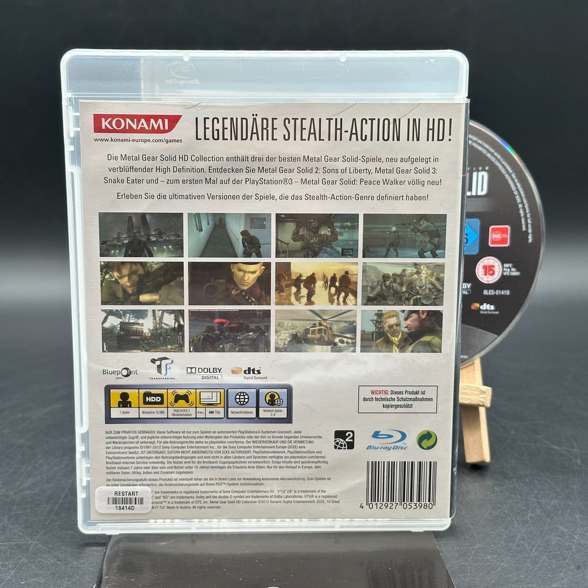 Metal Gear Solid HD Collection (Playstation 3, PS3)