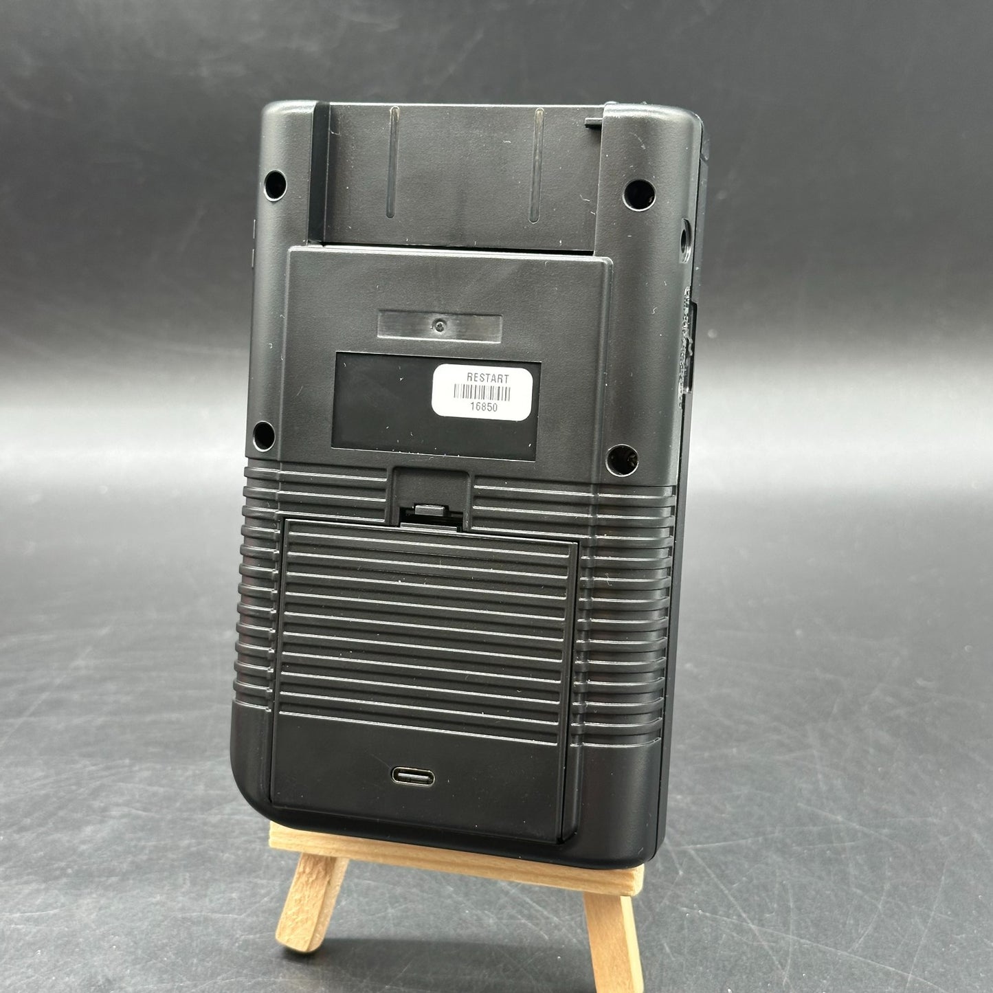 Nintendo Game Boy Konsole - IPS Q5 Display & USB-C Mod - schwarz