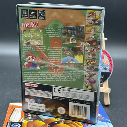 Nintendo Gamecube Mario Superstar Baseball Spiel + OVP + Anleitung