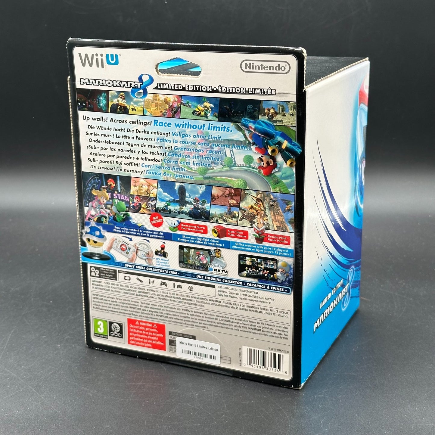 Mario Kart 8 - Limited Edition - Nintendo Wii U - Blue Shell / Blauer Panzer