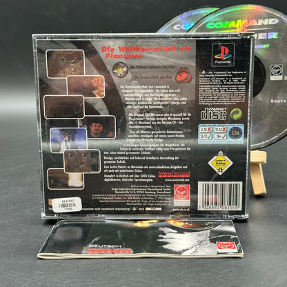 Command & Conquer - Der Tiberiumkonflikt (PlayStation 1, PS1) - CD aufpoliert ✅