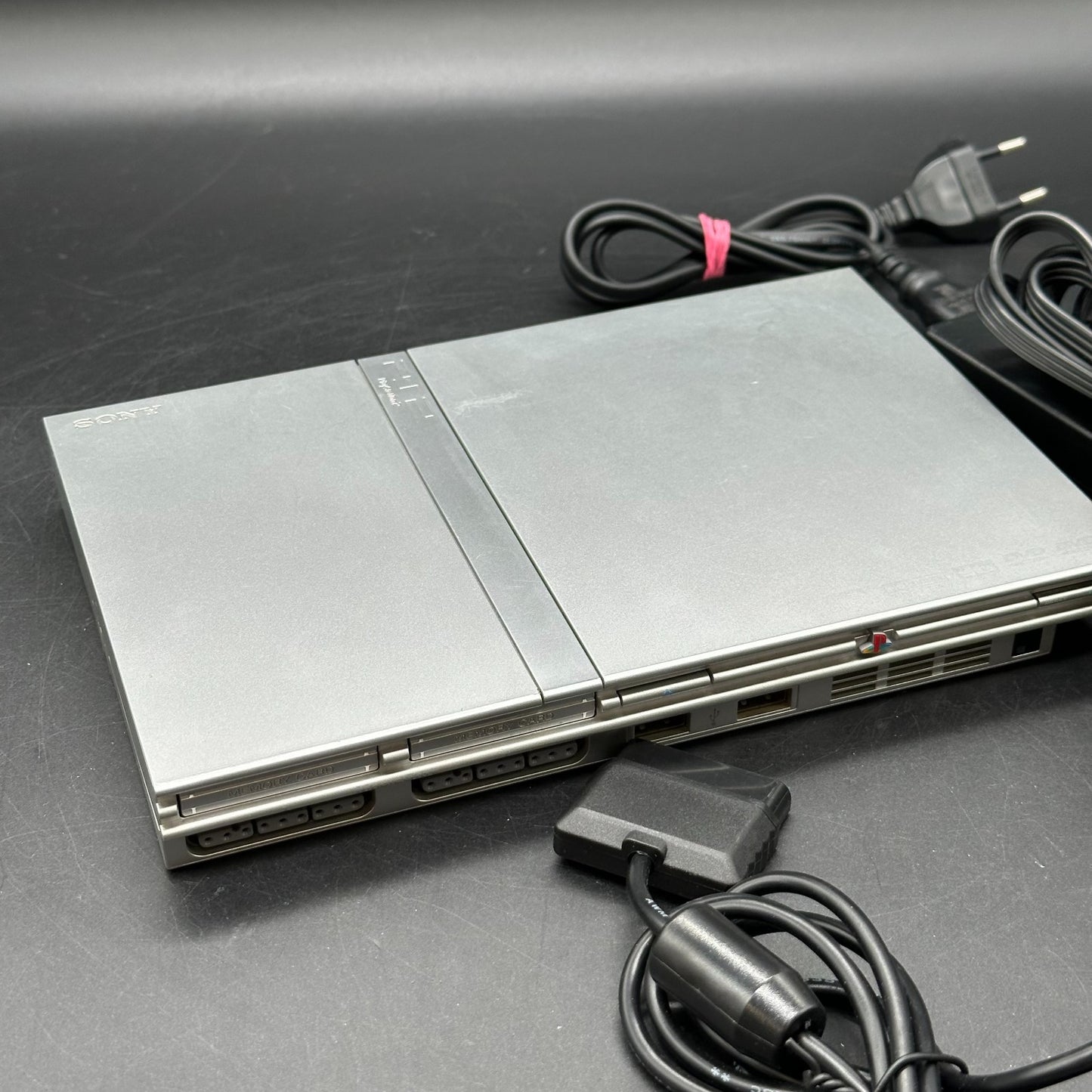 Sony Playstation 2 PS2 Silber Konsole Slim inkl. Controller