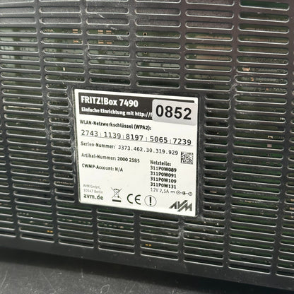 FRITZ!Box 7490 WLAN-Router Modem ohne Netzteil - getestet – Bild 2
