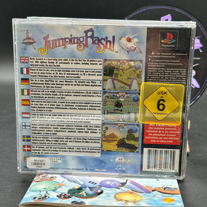 Jumping Flash! (PlayStation 1, PS1) - CD aufpoliert ✅