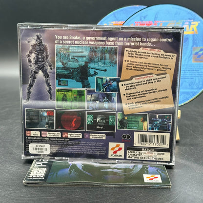 Metal Gear Solid - Tactical Espionage Action - PS1 Playstation 1 NTSC-US