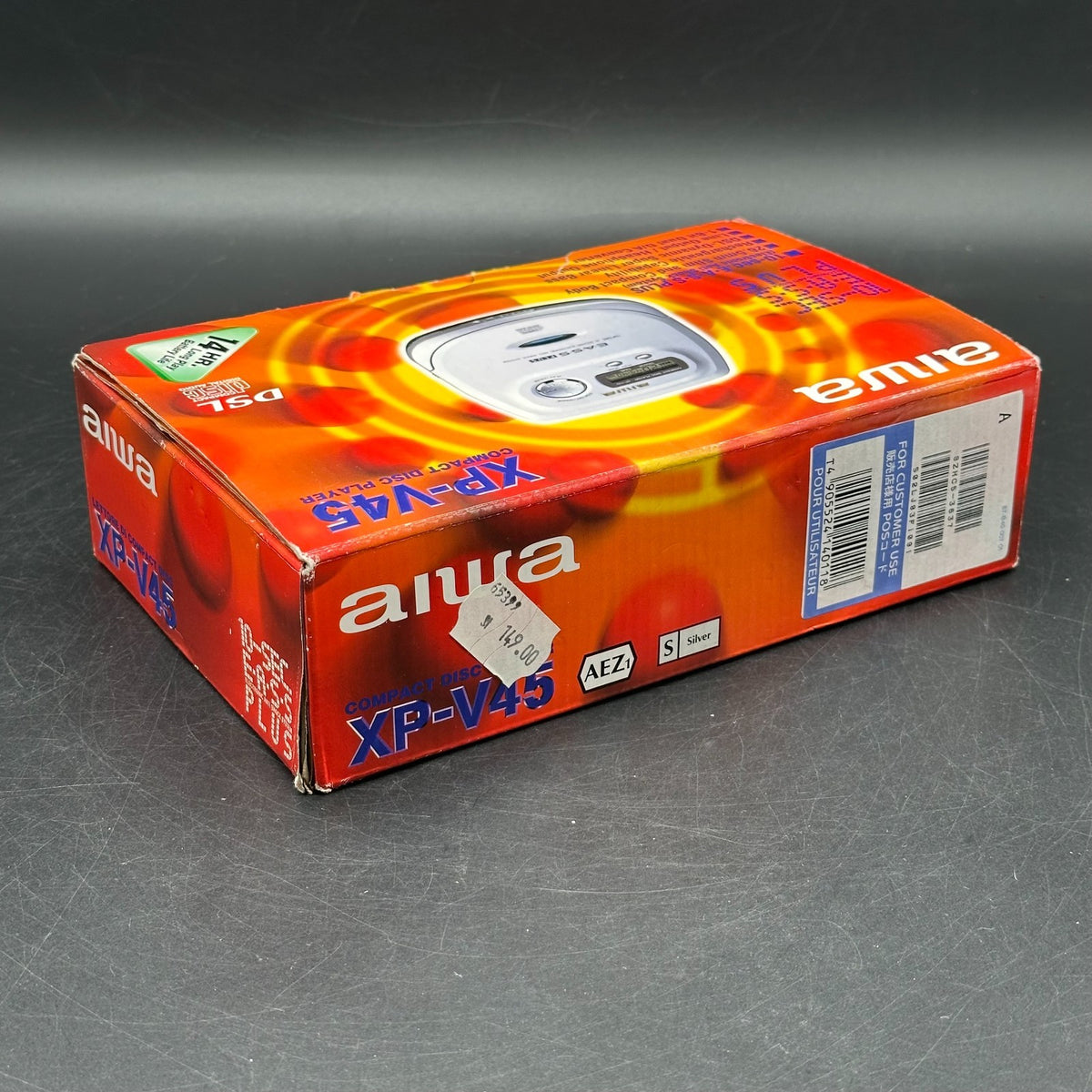 Aiwa XP-V45 CD-Player CD-Walkman - unbenutzt in OVP – Bild 2