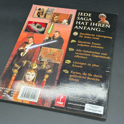 Star Wars Episode 1 Die Dunkle Bedrohung Prima Lösungsbuch Glanz Cover Top