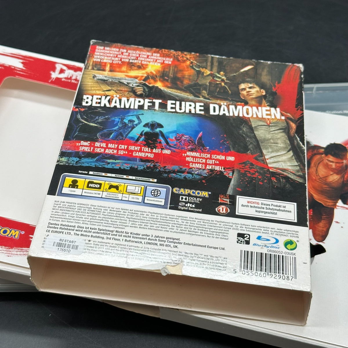 Devil May Cry - Son of Sparda Edition (PlayStation 3, PS3) Halsband fehlt