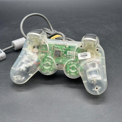 Original Sony PlayStation One / 1 Dualshock Controller Transparent PS1 - GUT