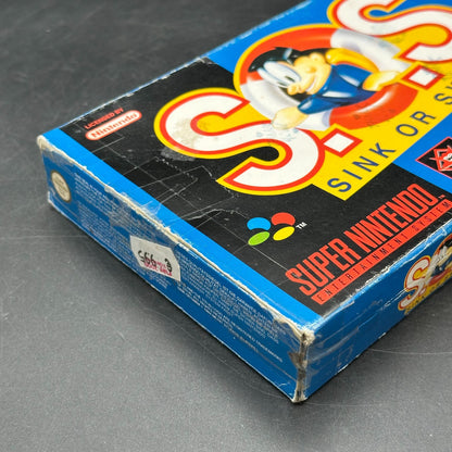 S.O.S. Sink or Swim - Super Nintendo SNES in OVP
