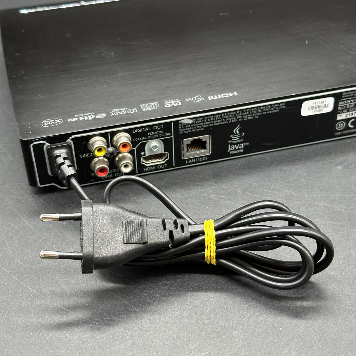 Sony BDP-S185 Blu Ray Player DVD Disc Player (ohne Fernbedienung) – Bild 3