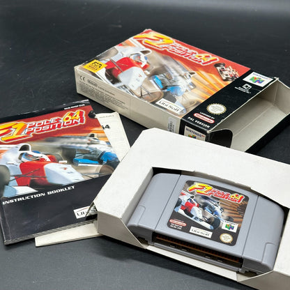 N64 - F1 Pole Position 64 - (OVP, mit Anleitung)