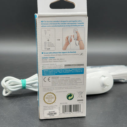 Original Nintendo Nunchuk Controller Wii U Weiß OVP – Bild 3
