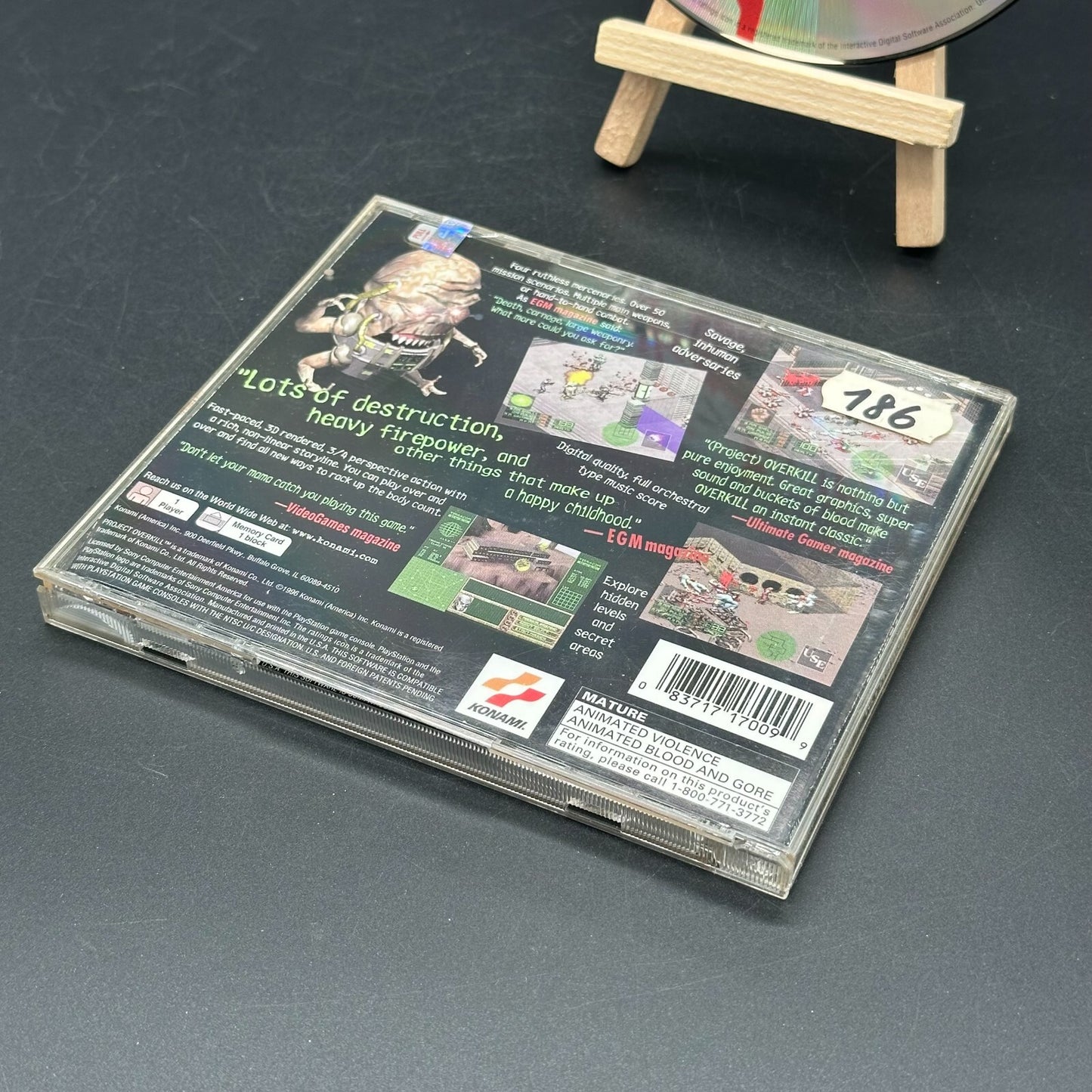 Project Overkill (NTSC) (PS1, Playstation 1) - CD sehr gut ✅