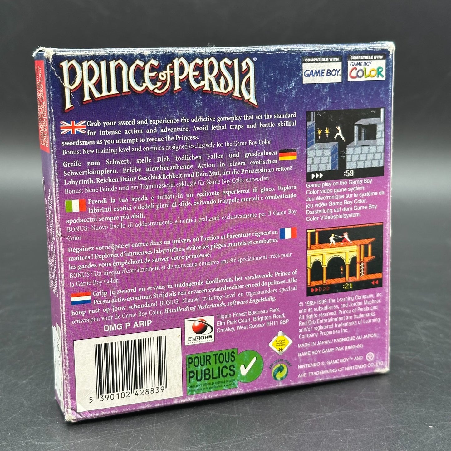 Prince of Persia (Nintendo Game Boy Advance) in OVP