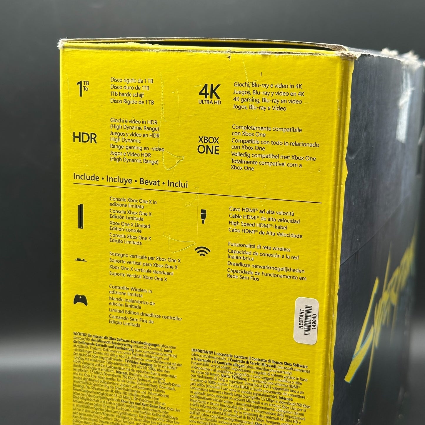 Xbox One X Cyberpunk 2077 Limited Edition Konsole in OVP