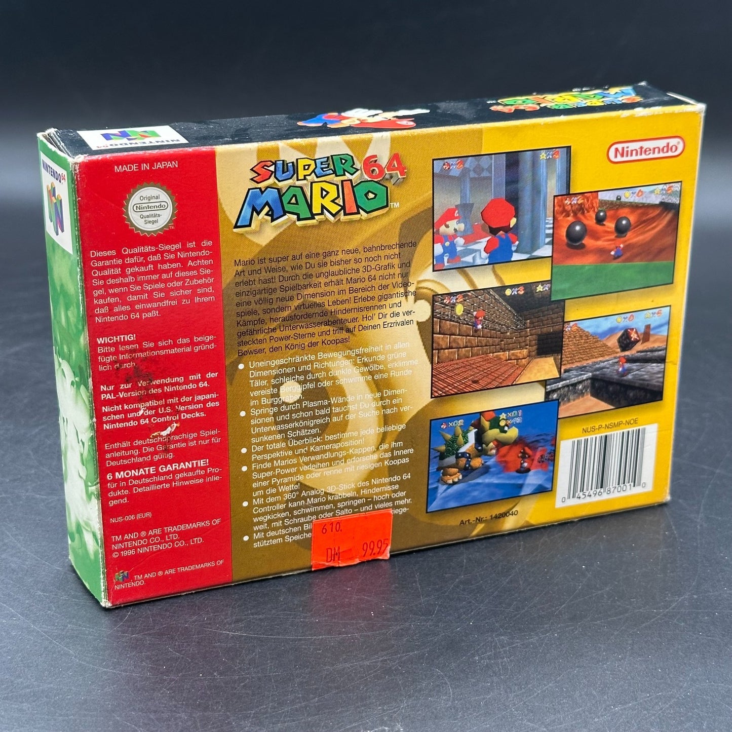 Super Mario 64 (Nintendo 64, N64) in OVP