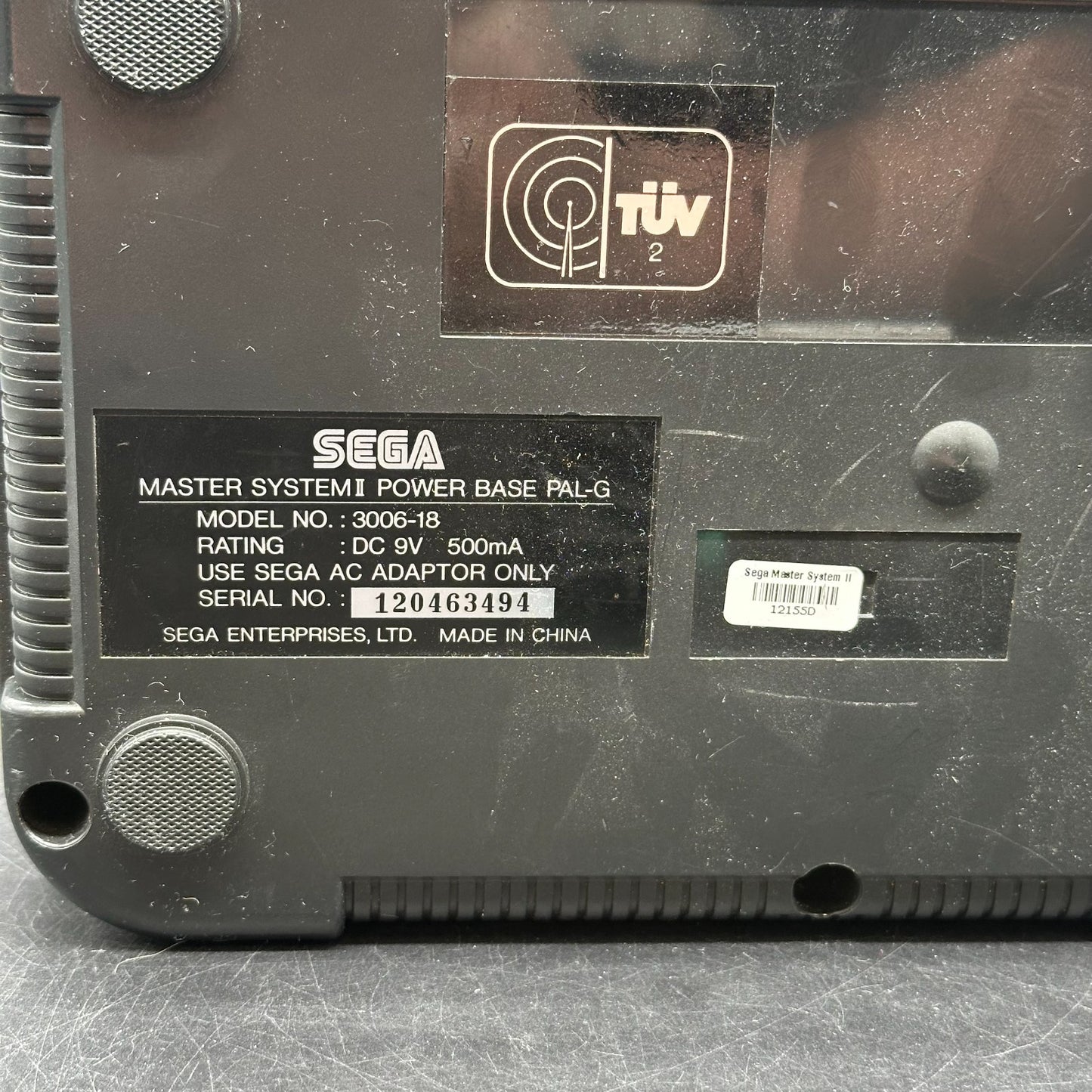 Sega Master System II Spielkonsole - Schwarz ohne Controller