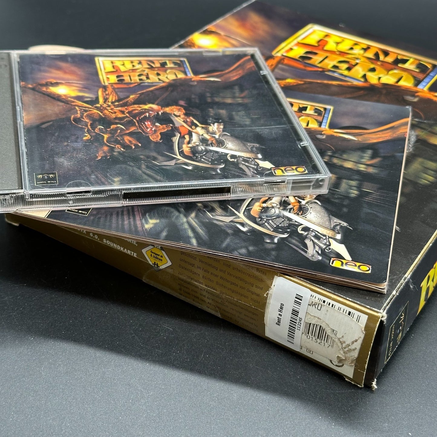 Rent a Hero - PC Spiel CD ROM, Big Box Inlay fehlt