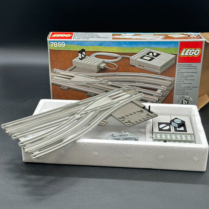 Lego® 7859 Ferngesteuerte Weiche links 12 V Eisenbahn mit OVP