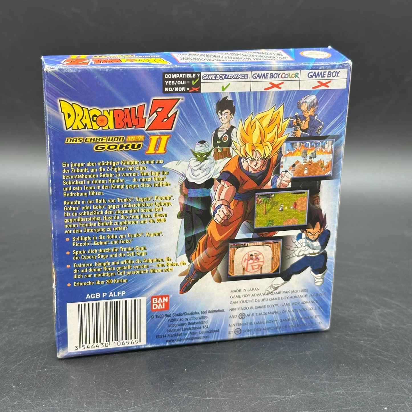 Dragon Ball Z: Das Erbe von Goku II (Nintendo Game Boy Advance) in OVP